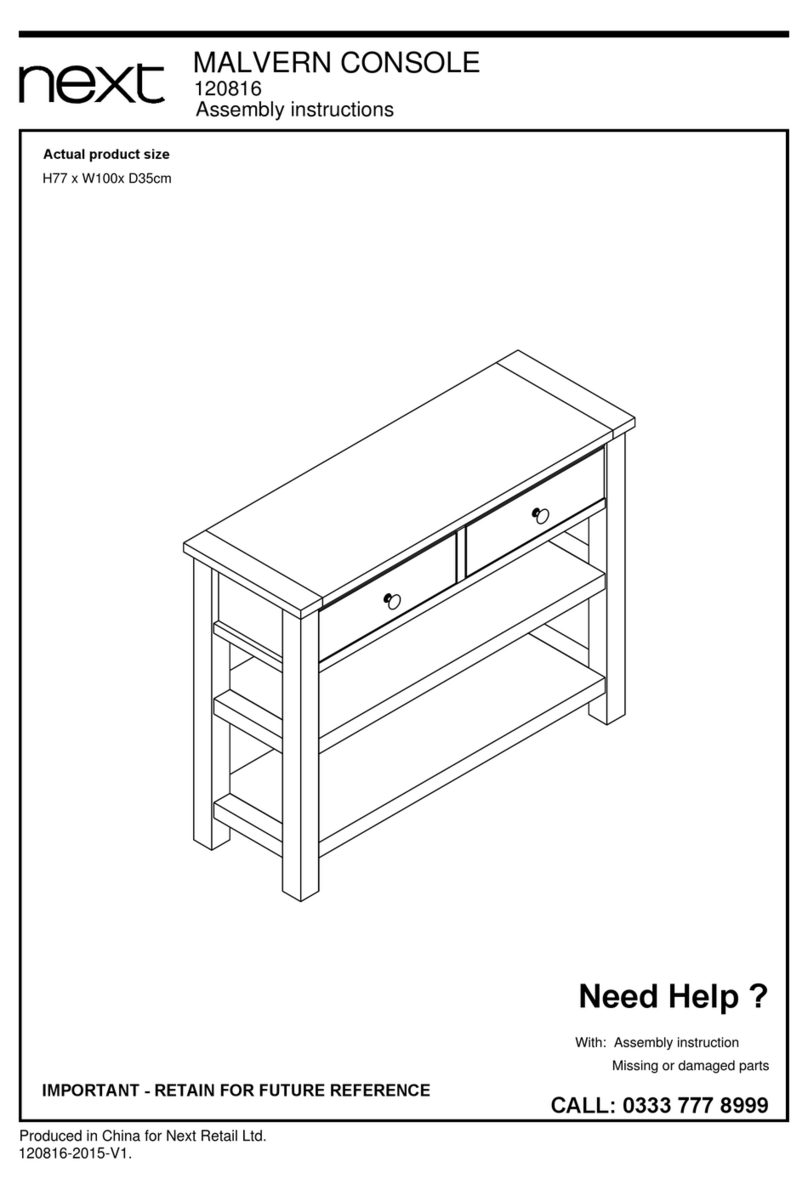 Next MALVERN 120816 User manual Next MALVERN 120816 User manual