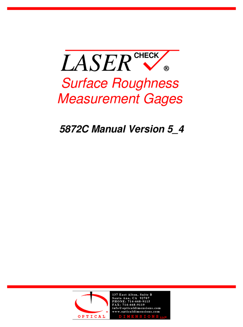 Optical dimensions LASER 5872C manual Optical dimensions LASER 5872C manual