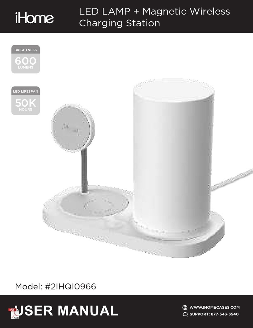 iHome 2IHQI0966 user manual
