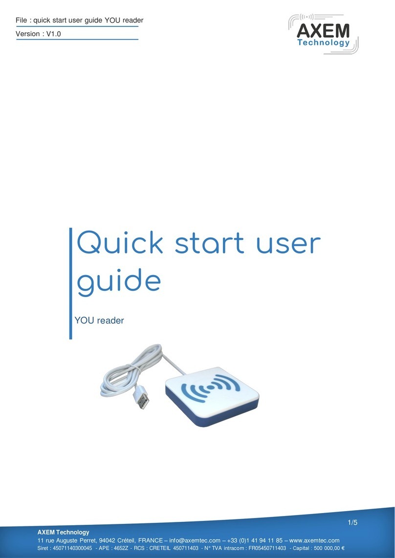 AXEM Technology YOU Quick start user guide