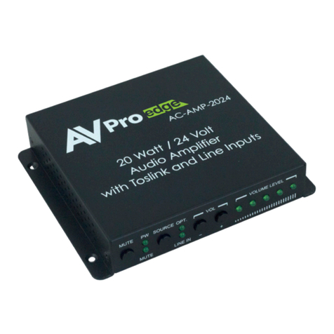 AVPro Edge AC-AMP-2024 User manual