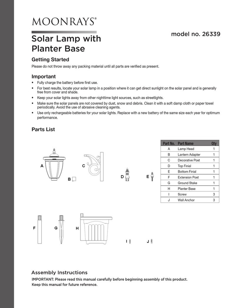 MOONRAYS 26339 manual