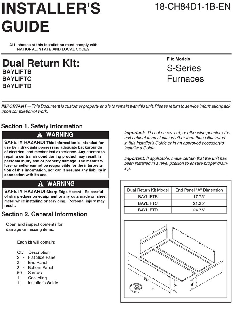 Trane Technologies S Series Installer's guide