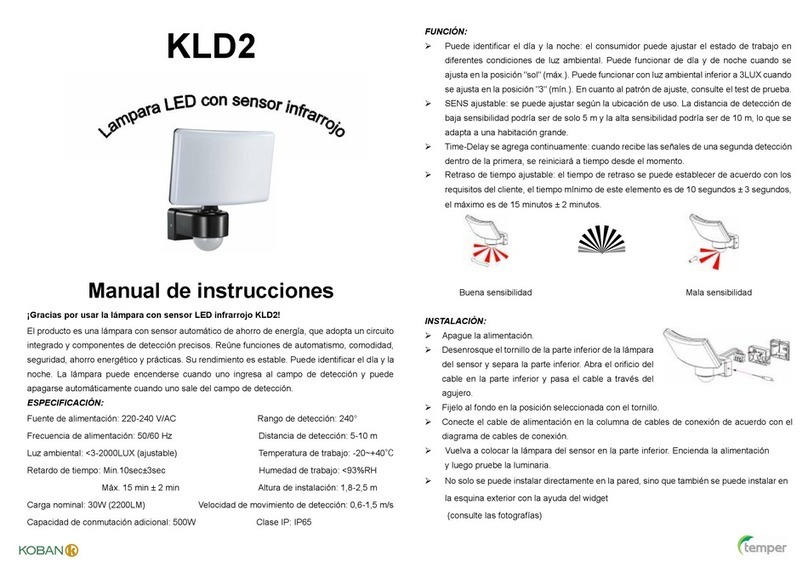 Temper KLD2 instructions