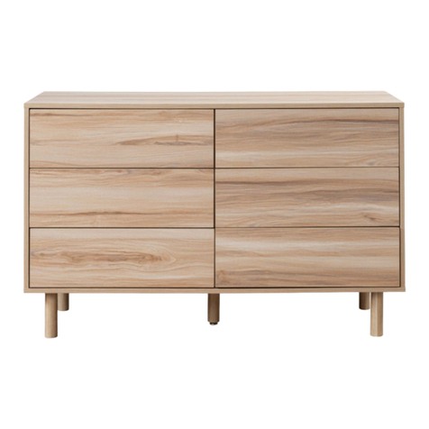Mocka Sintra Six Drawer Assembly instructions