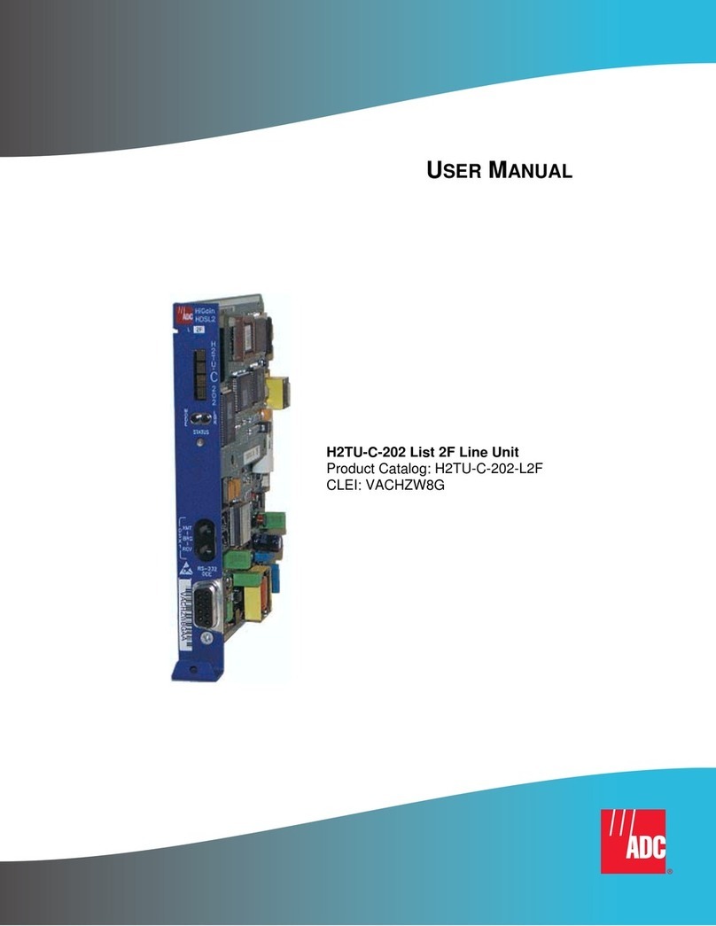 ADC H2TU-C-202 user manual