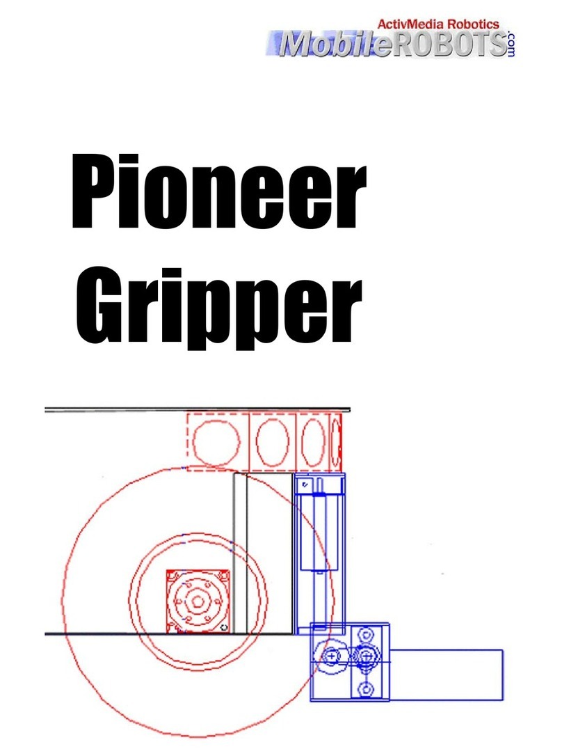 ActivMedia Robotics Pioneer Gripper User manual ActivMedia Robotics Pioneer Gripper User manual