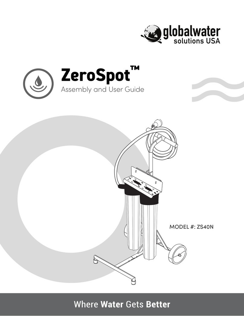 Global Water Solutions ZeroSpot ZS40N Assembly and user's guide