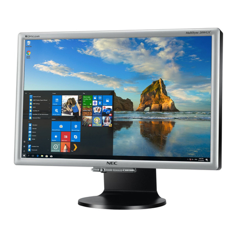 NEC MultiSync 20WGX2 Series User manual