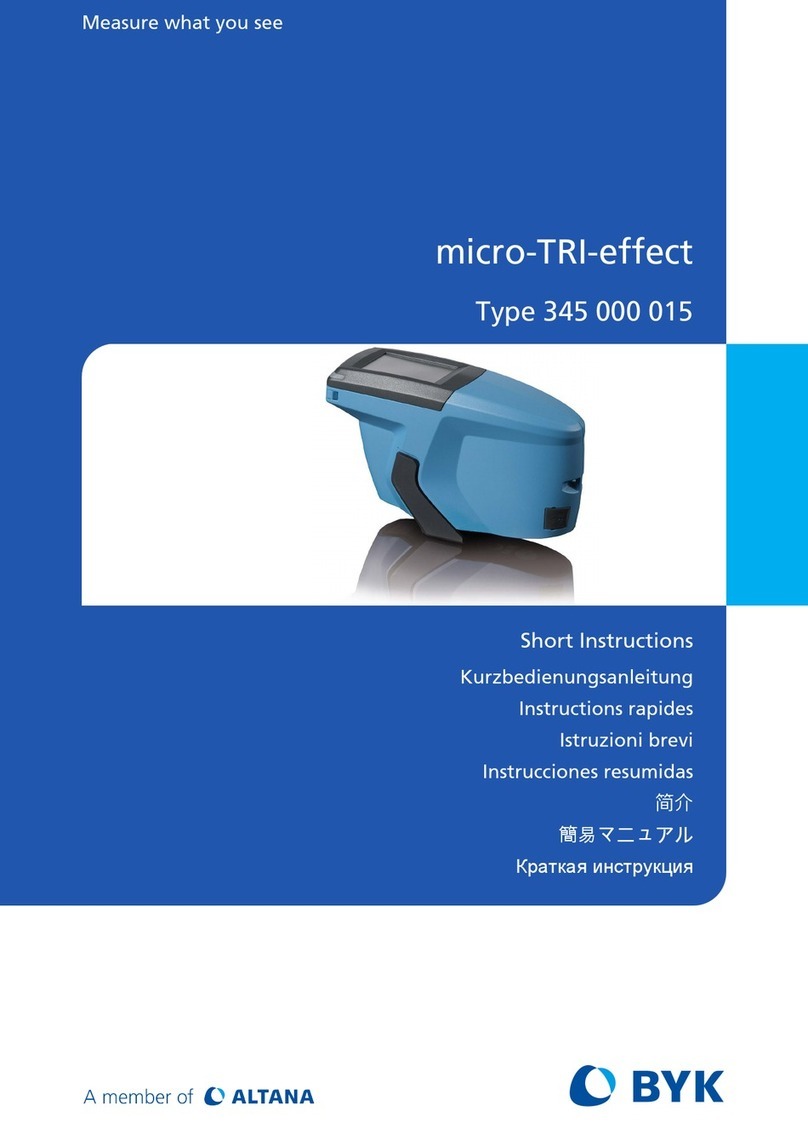 Altana BYK-Gardner micro-TRI-effect Short instructions
