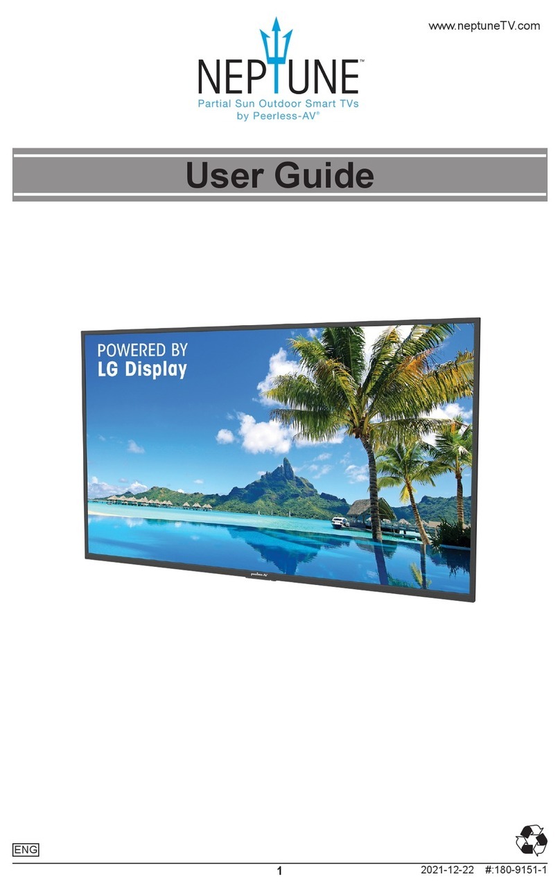 peerless-AV Neptune Partial Sun Series user guide