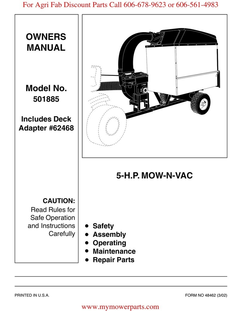 Agri-Fab 501885 owner's manual
