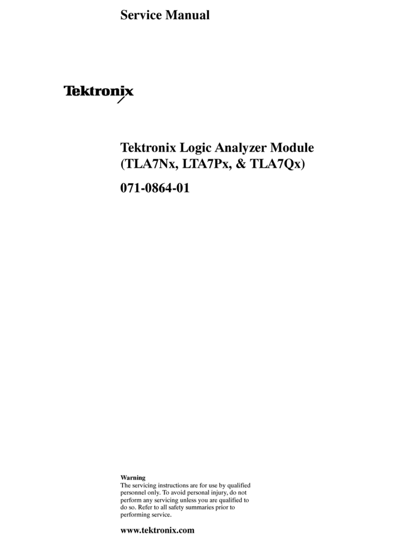 Tektronix TLA7N Series Service manual