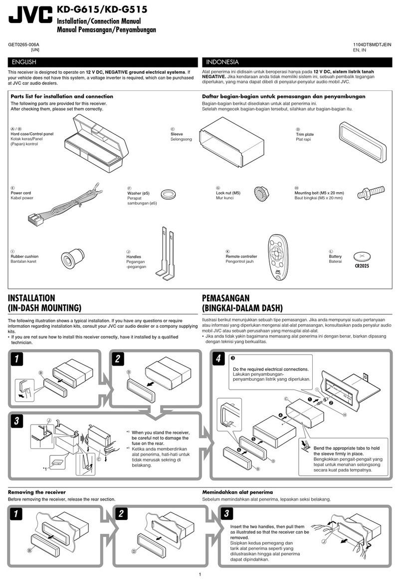 JVC KD-G615 Guide