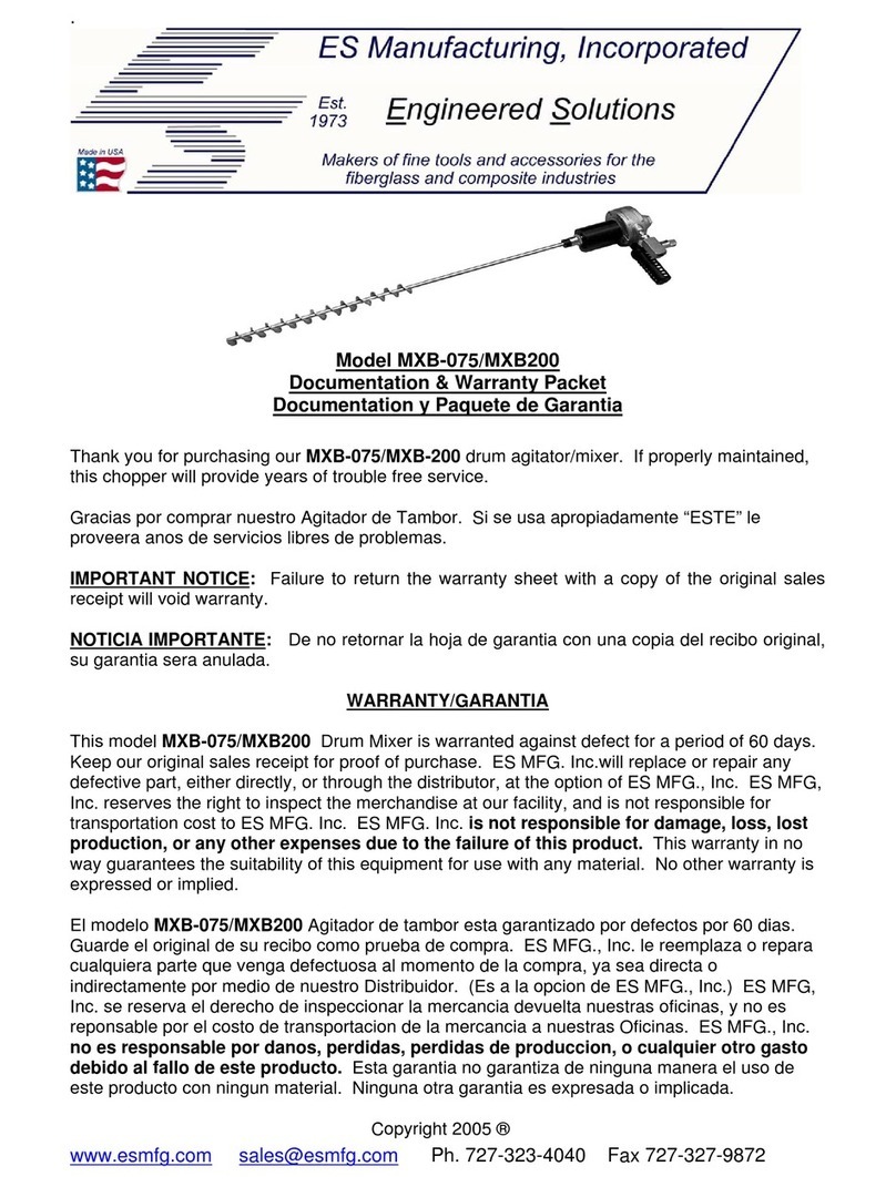 Engineering Solutions MXB-075 instructions