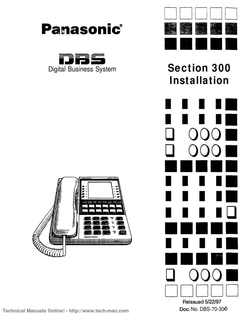 Panasonic DBS 40 User manual Panasonic DBS 40 User manual
