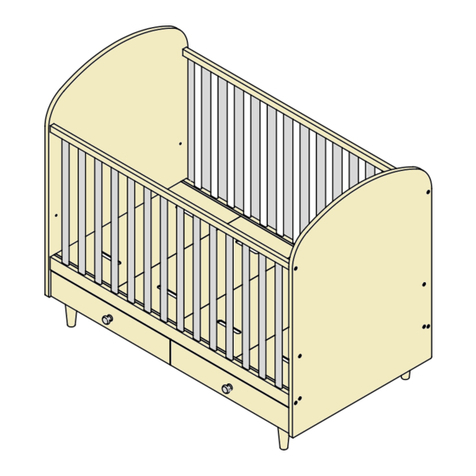 Mocka Hobart Storage Cot User manual