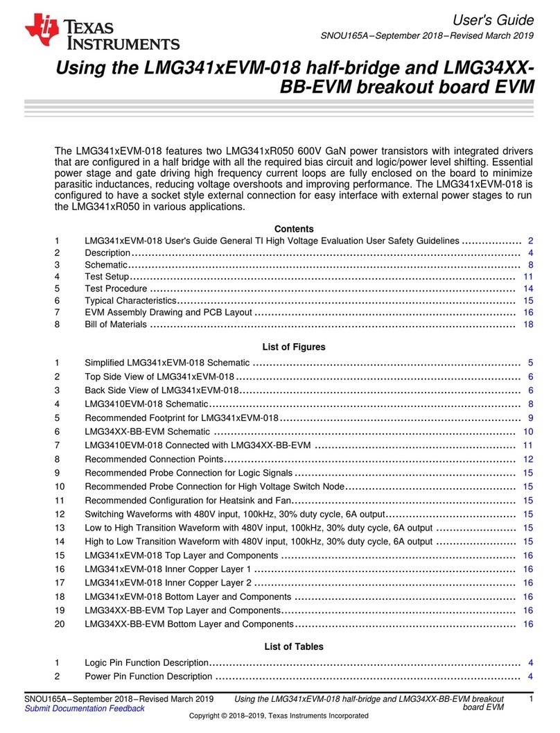 Texas Instruments LMG341-EVM-018 user guide
