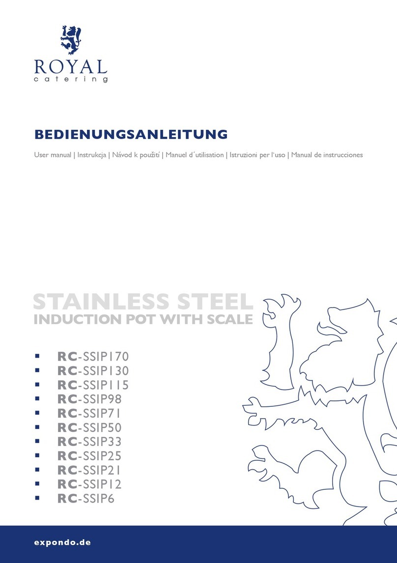 Royal Catering RC-SSIP170 user manual
