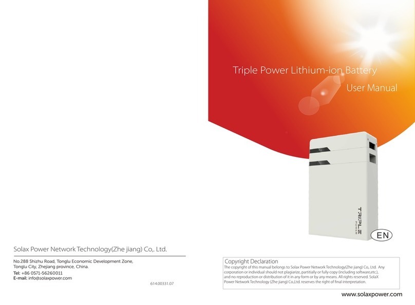 SolaX Power T-BAT H4.5 user manual