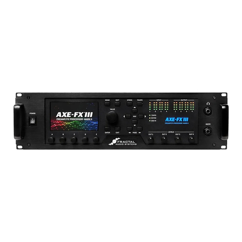 Fractal AXE-FX III owner's manual