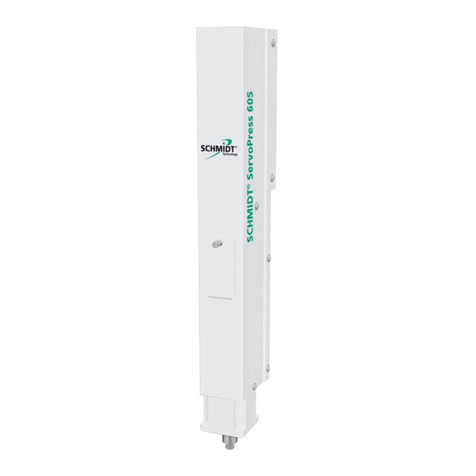 Schmidt ServoPress 605-660 User manual