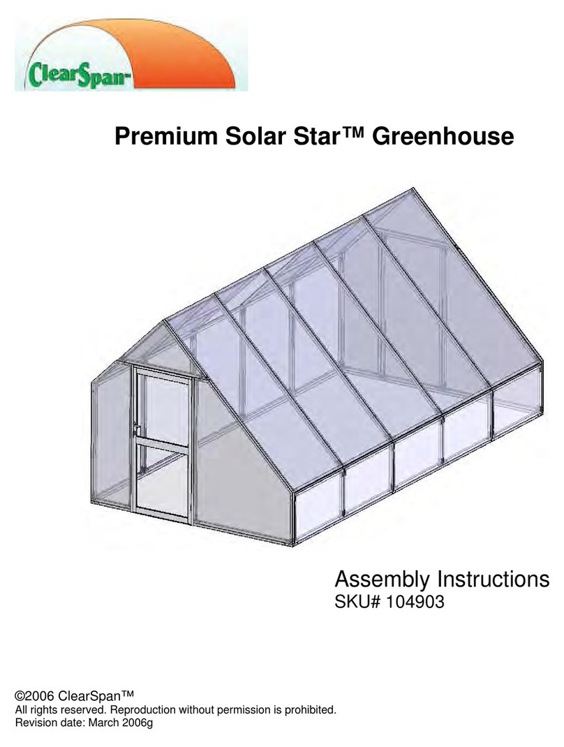 ClearSpan 104903 Assembly instructions