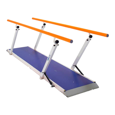 Chiroform StandGOSystem PARALLEL BARS PLUS 2M User and maintenance manual Chiroform StandGOSystem PARALLEL BARS PLUS 2M User and maintenance manual