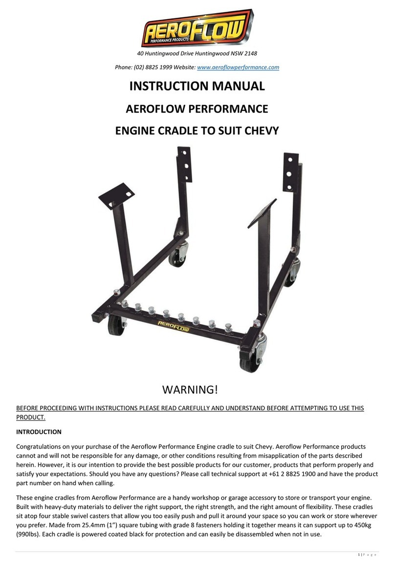 AeroFlow CHEVY instruction manual