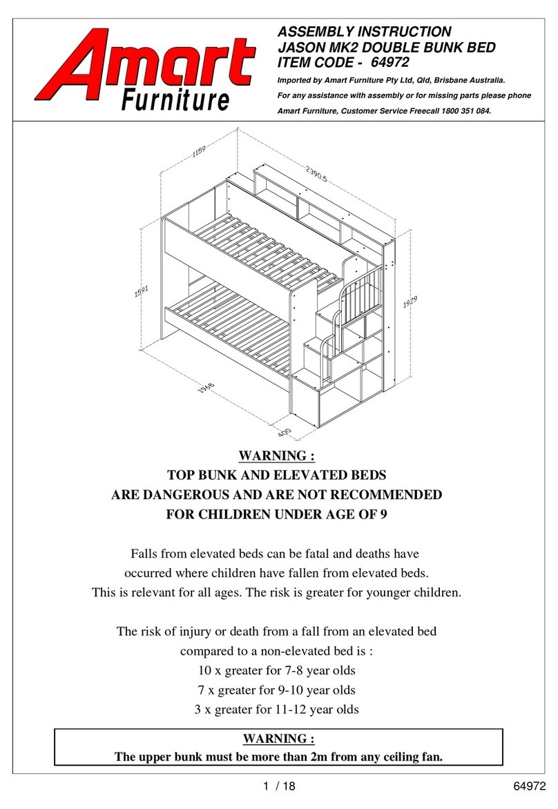 Amart Furniture JASON MK2 Assembly instruction Amart Furniture JASON MK2 Assembly instruction