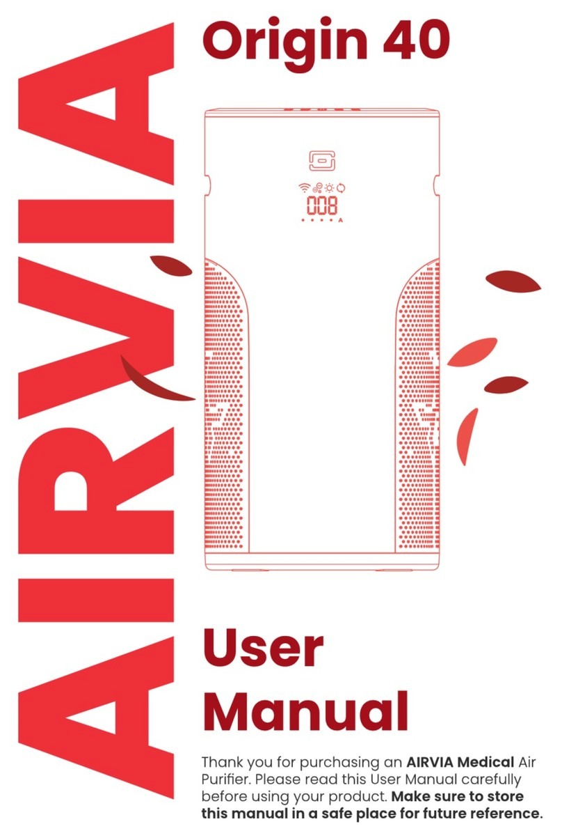 Airvia medical Origin 40 user manual