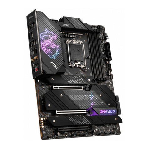 MSI MPG Z690 CARBON WIFI User manual