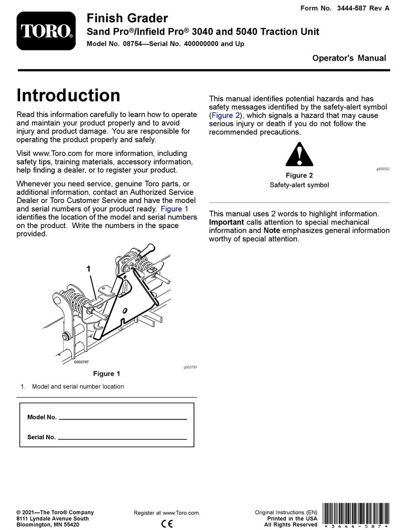 Toro 08754 Operator's manual
