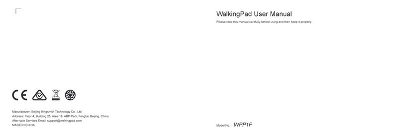 KingSmith WalkingPad WPP1F user manual