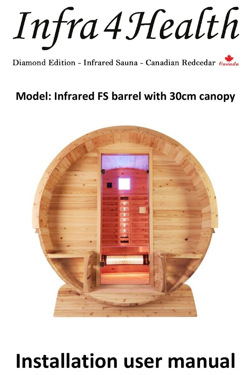 Infra4Health Infrared FS barrel with 30cm canopy Installation & user manual