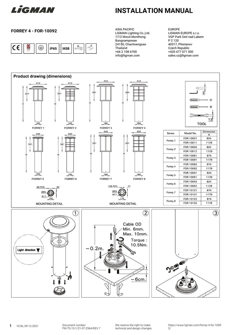 LIGMAN FORREY 4 FOR-10092 User manual