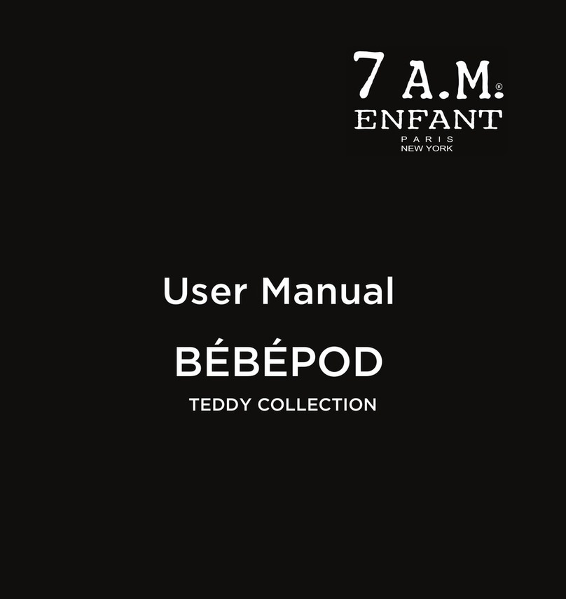 7 A.M. Enfant TEDDY BEBEPOD user manual