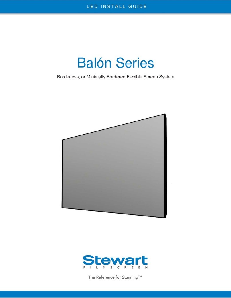 Stewart Filmscreen Balon Series install guide