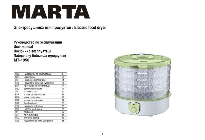 Marta MT-1950 User manual Marta MT-1950 User manual