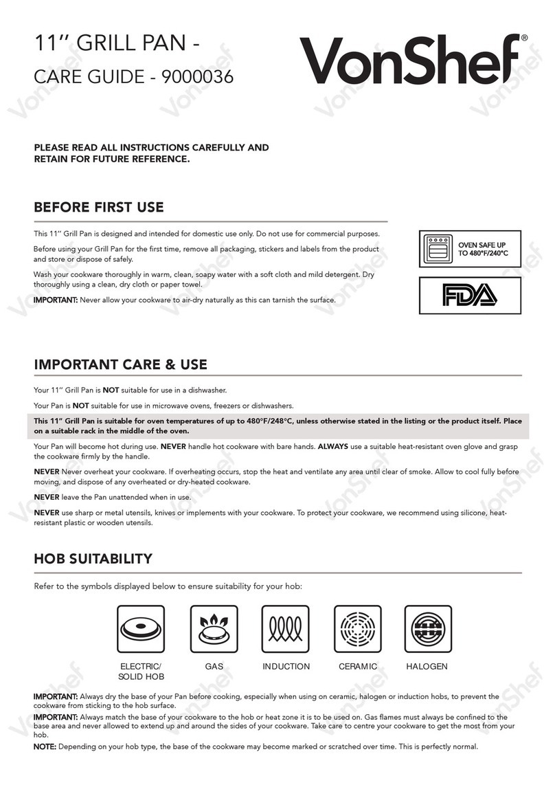 VonShef 9000036 User manual