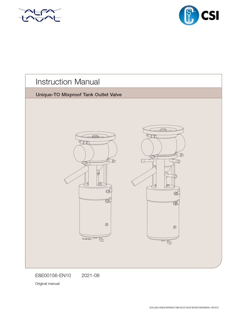 CSI Alfa Laval Unique-TO instruction manual