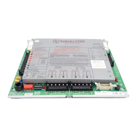 Radionics D9000 Series Specification sheet