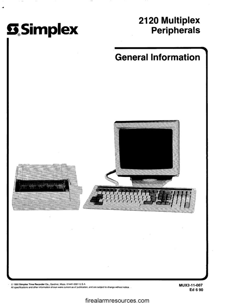 Simplex 2120 Configuration guide Simplex 2120 Configuration guide