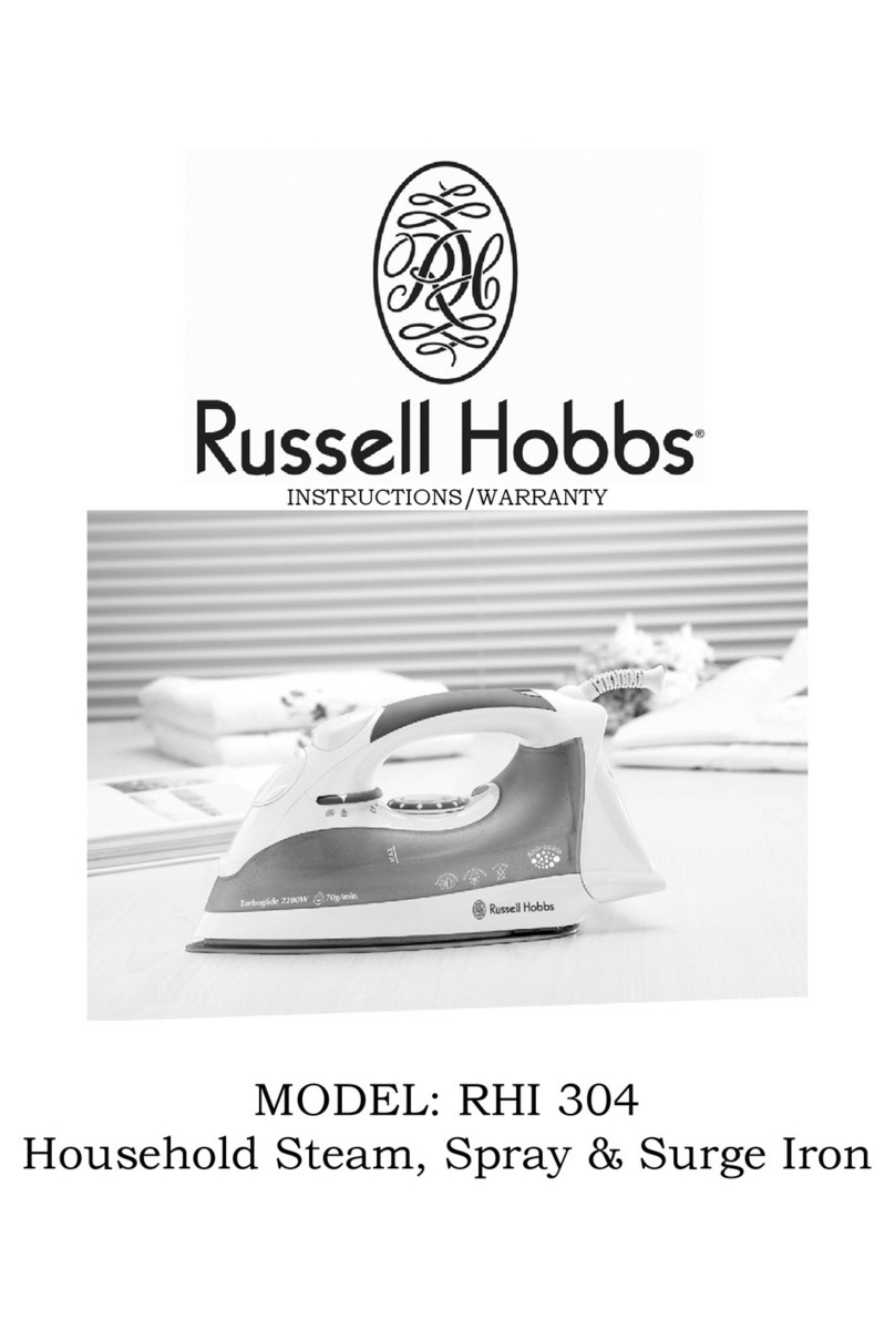 Russell Hobbs RHI 304 Installation instructions manual