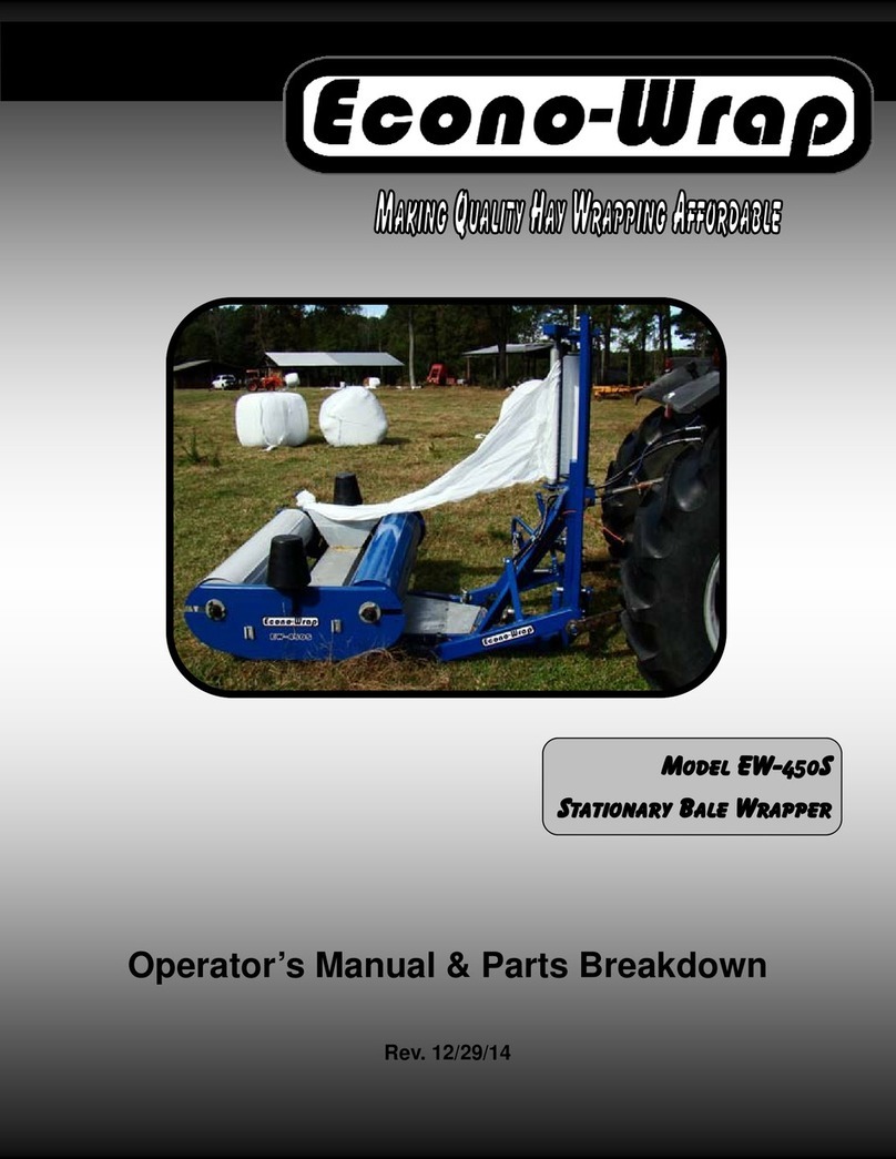 Econo-Wrap EW-450S Operator's manual & parts breakdown