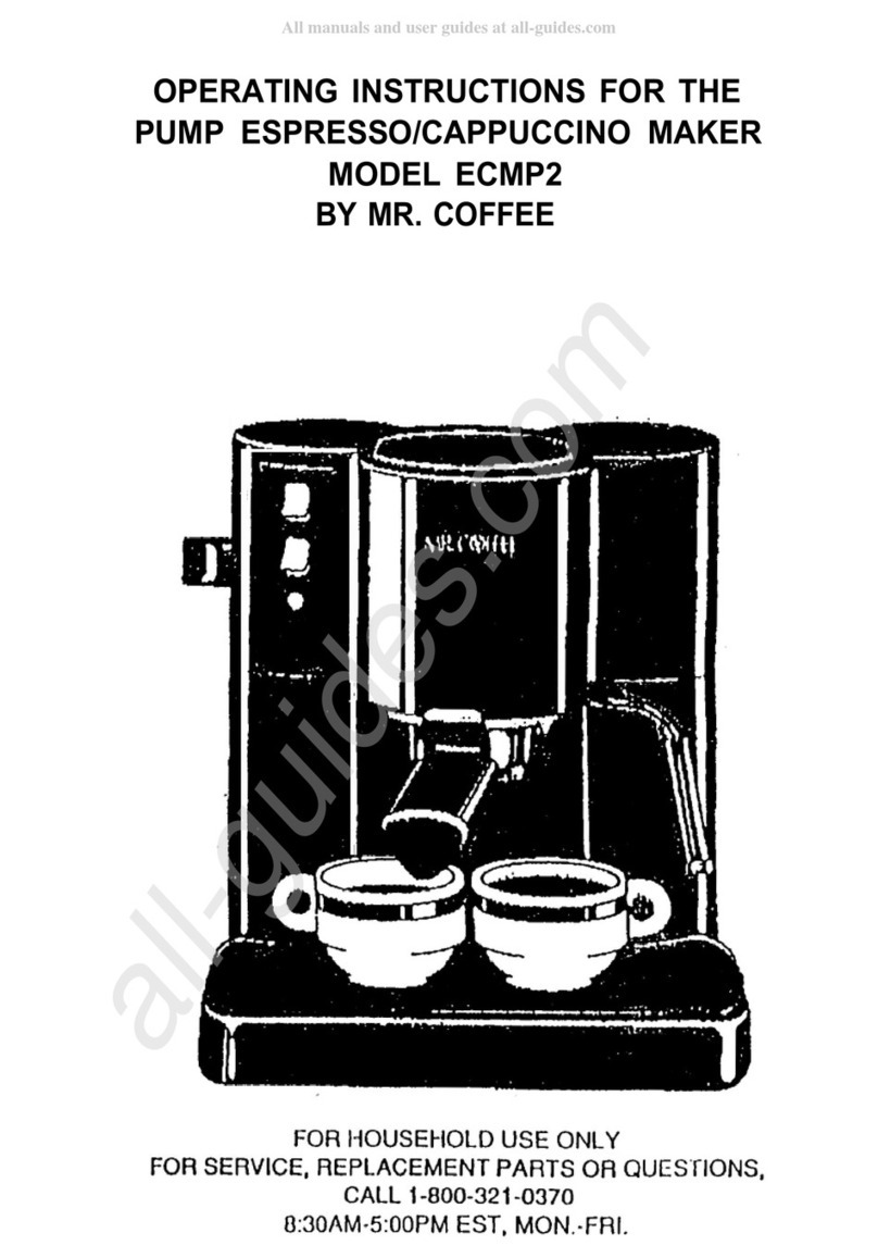 Mr. Coffee ECMP2 User manual