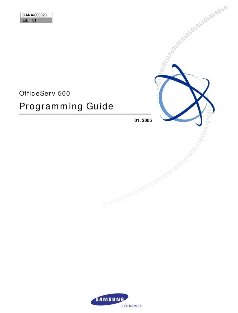 Samsung OFFICESERV 500 Series Operating instructions Samsung OFFICESERV 500 Series Operating instructions