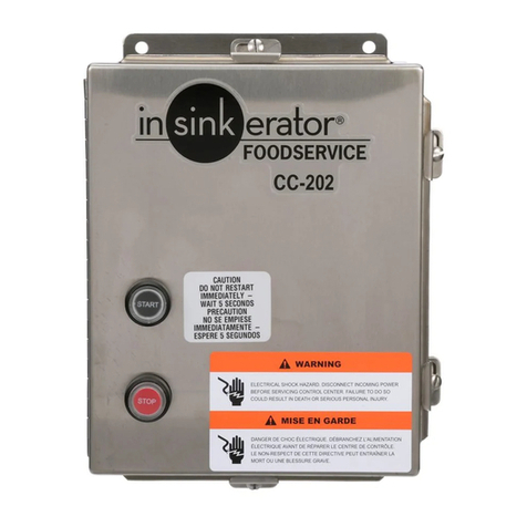 InSinkErator CONTROL CENTER CC-202D installation manual