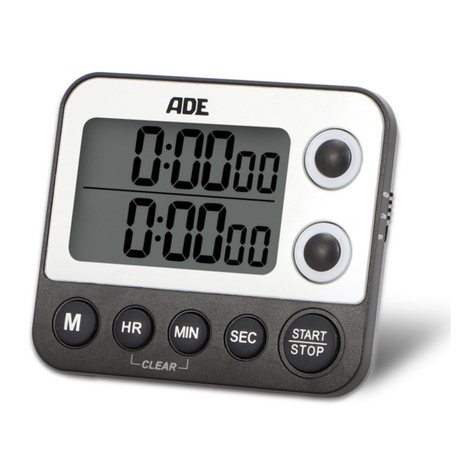 ADE TD 2100-1 operating manual