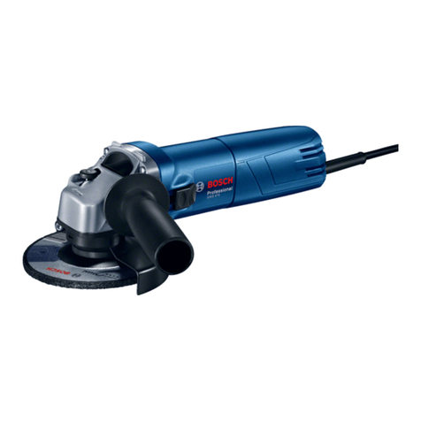 Bosch Professional GWS 670 User manual